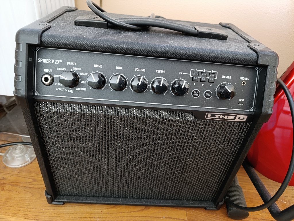 Spider Line 6 V20 MkII, Ophalen of Verzenden, Zo goed als nieuw, Gitaar, Minder dan 50 watt