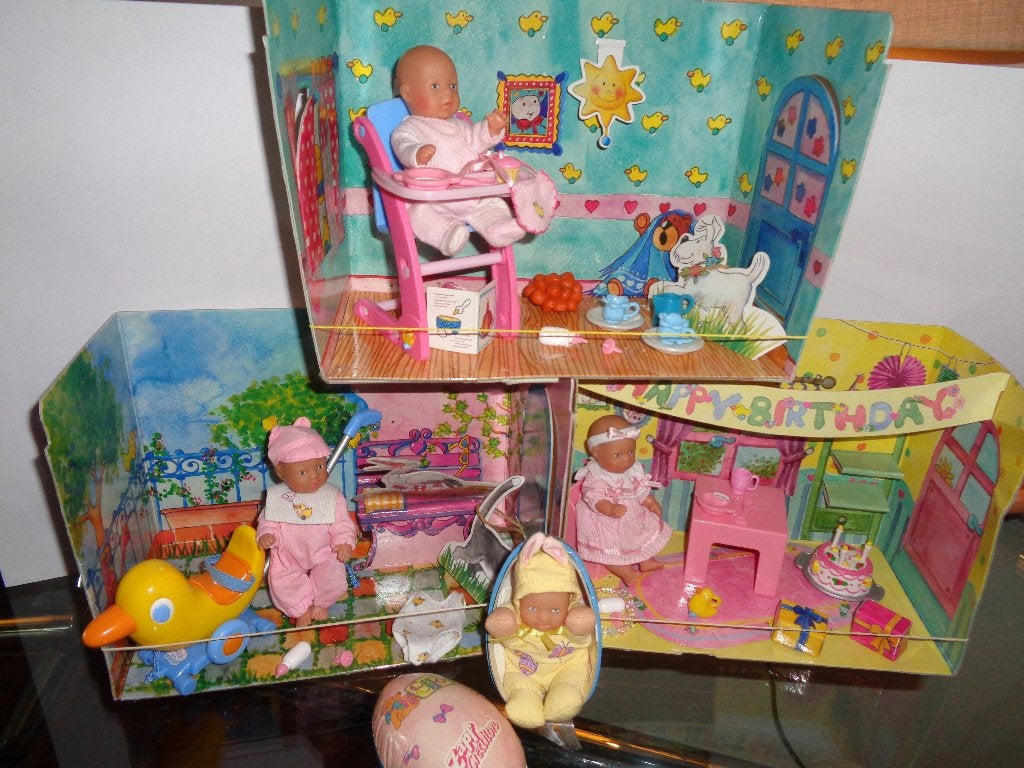 Baby Born Mini World: 3 mooie complete speelsets met popje, Kinderen en Baby's, Ophalen of Verzenden, Zo goed als nieuw, Overige typen
