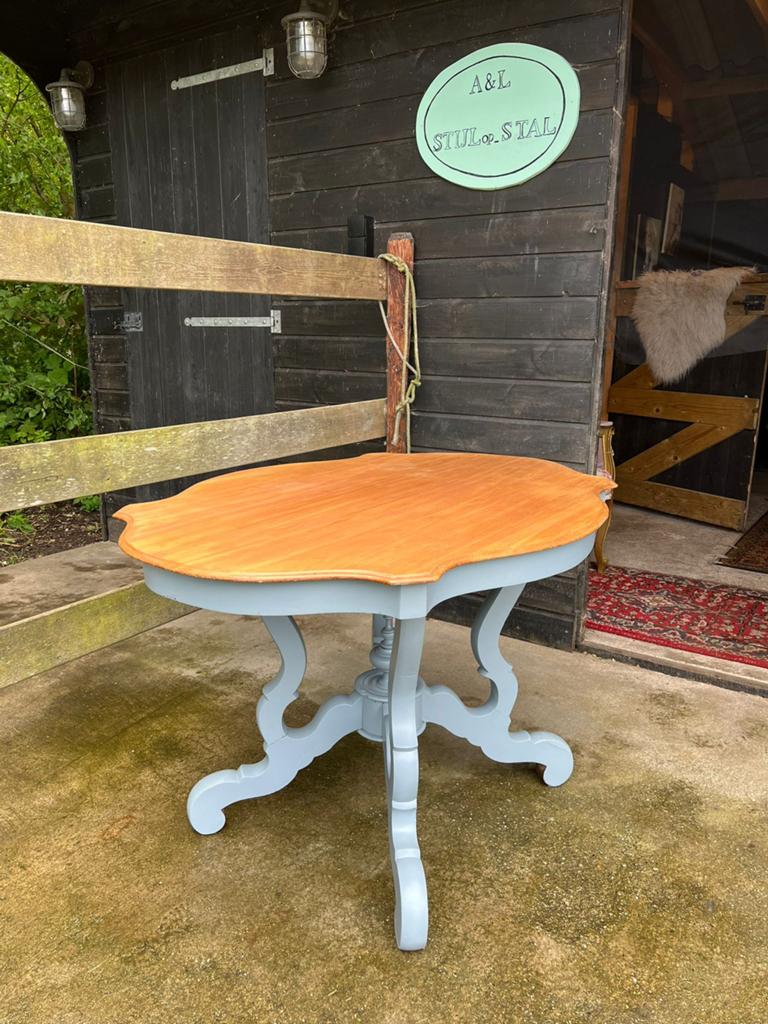 Vintage Eet/Salon tafel, Huis en Inrichting, Ophalen, 100 tot 150 cm, 50 tot 100 cm, Zo goed als nieuw