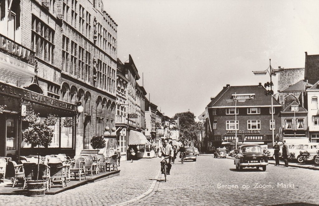 Bergen op Zoom, Ophalen of Verzenden, 1940 tot 1960, Ongelopen, Noord-Brabant