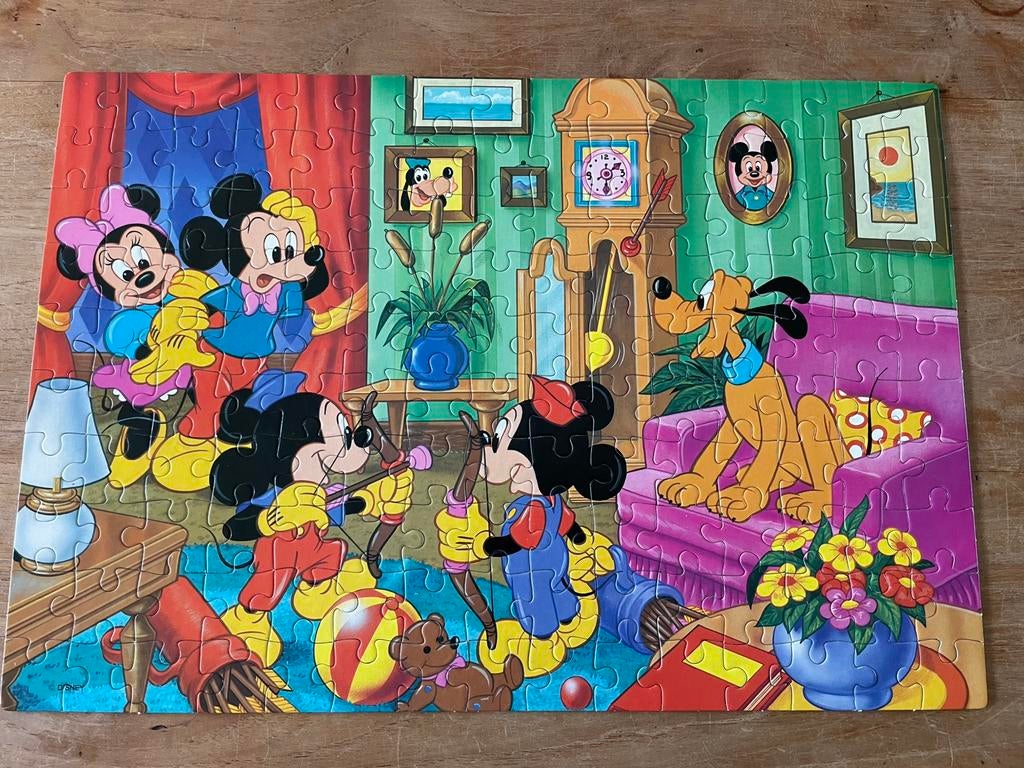 Vintage Disney puzzel Mickey Mouse 1983, Ophalen of Verzenden