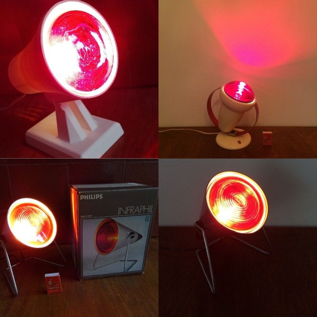 3x Infraroodlampen warmtelamp straallamp Philips infraphil, Witgoed en Apparatuur, Ophalen of Verzenden, Zo goed als nieuw, Overige typen