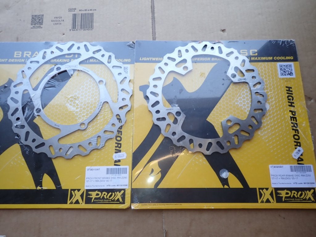 Suzuki RMZ250 07-18 RMZ450 2005-2017 Remschijf Set, Verzenden