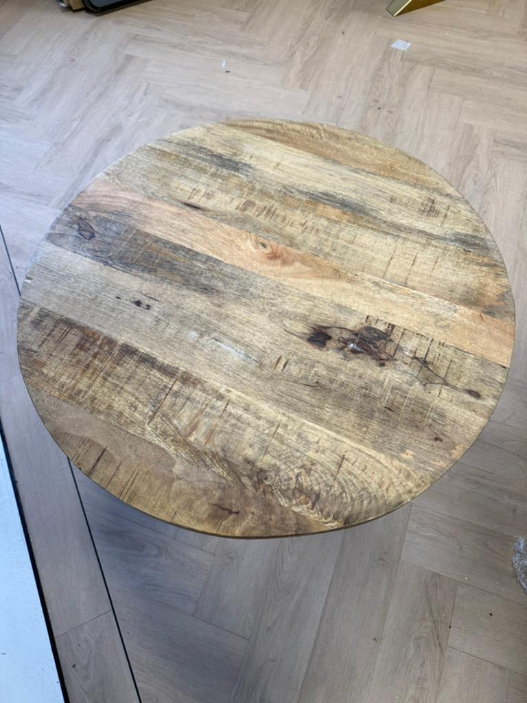 Mango hout salontafel blad, Ophalen, Idk, Idk, Rond