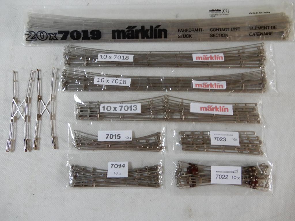 92 stuks Märklin bovenleiding rijdraden, Hobby en Vrije tijd, Modeltreinen | H0, Gebruikt, Gelijkstroom of Wisselstroom, Overige typen