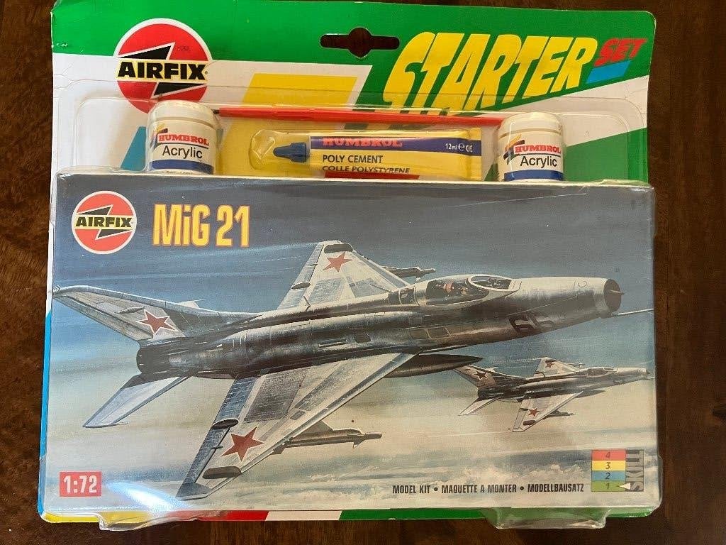 Airfix MiG-21 – 1:72 – Bouwpakket uit jaren 90 – Ongeopend, Overige merken, 1:72 tot 1:144, Nieuw, Ophalen of Verzenden