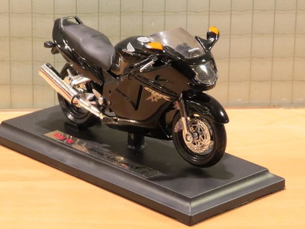 Honda CBR1100XX Blackbird black 1:18 Maisto, MayCheong, Maisto, Nieuw, Ophalen of Verzenden