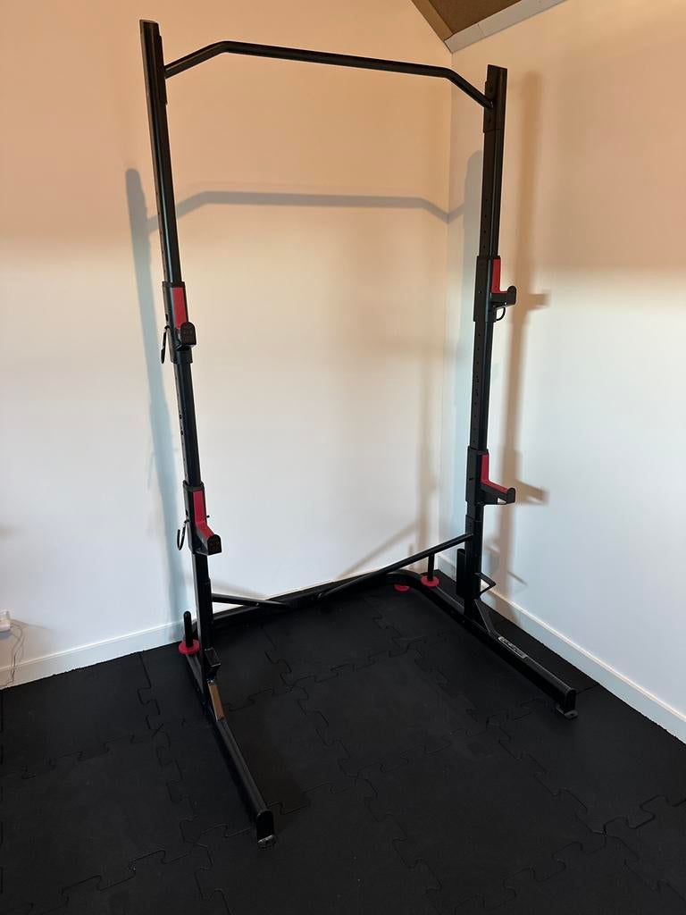 Squat Rack 500 met optrekstang Domyos Decathlon, Ophalen, Zo goed als nieuw, Armen, Overige typen