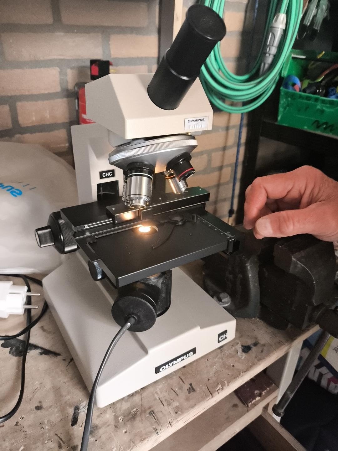 Olympus CHC Biologische Microscoop - Uitstekende Staat, Audio, Tv en Foto, Ophalen of Verzenden, Zo goed als nieuw, 400x tot 1000x