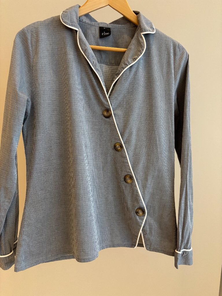 Else gestreepte lounge blouse met lange mouwen - Maat M, Maat 38/40 (M), Verzenden, Else, Zo goed als nieuw