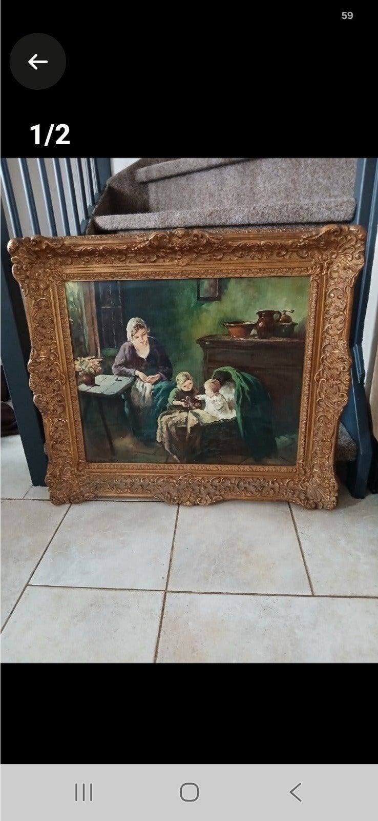 zeer mooie schilderij, Antiek en Kunst, Kunst | Schilderijen | Klassiek, Ophalen