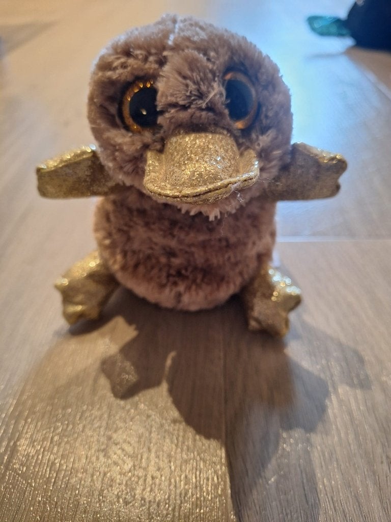 Ty Beanie Boo Perry - Vogelbekdier, Overige karakters, Overige typen, Ophalen of Verzenden, Zo goed als nieuw