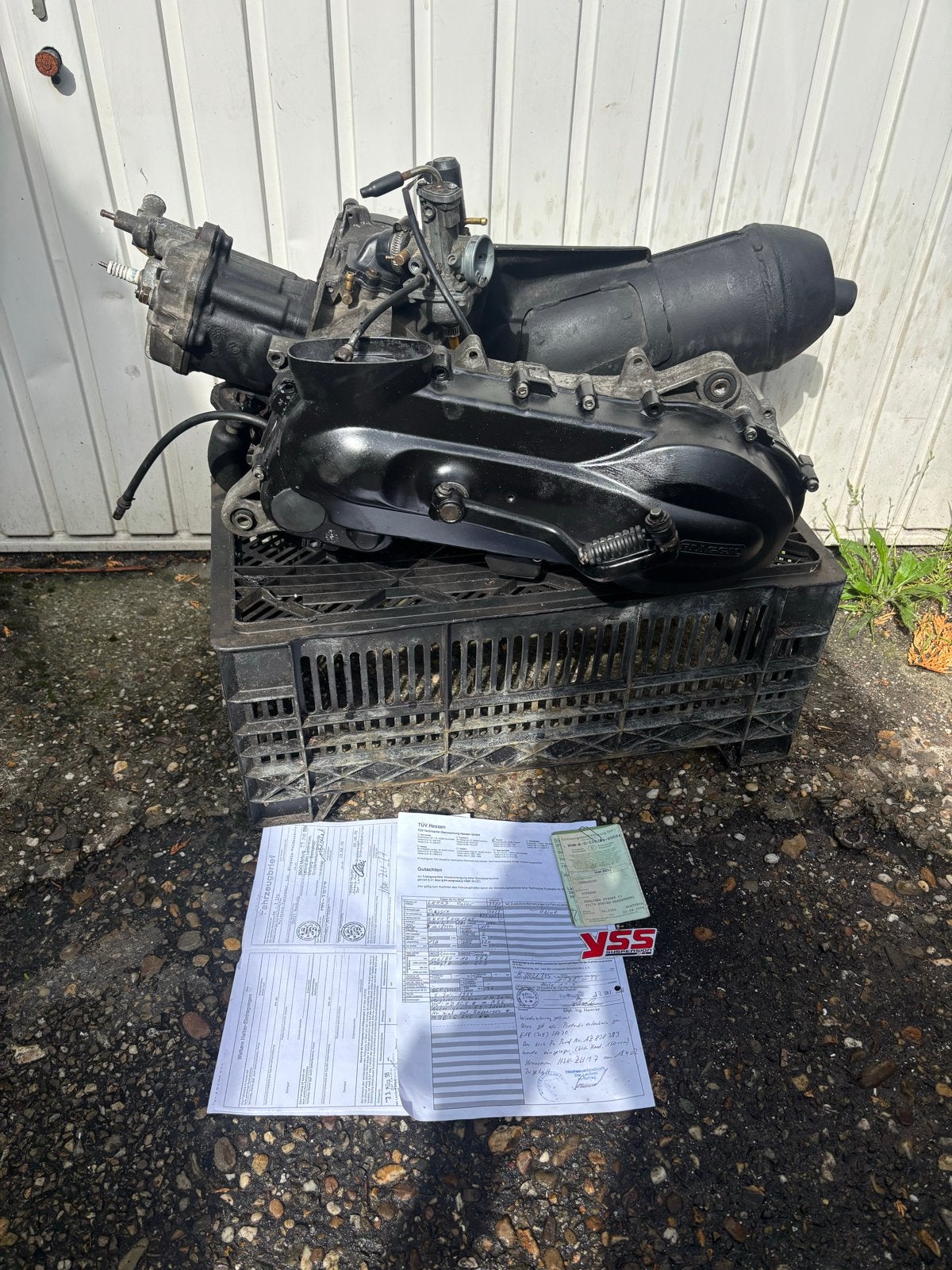 Piaggio Hexagon 125cc Blok met Papieren, Ophalen of Verzenden, Gebruikt, Blok, Piaggio