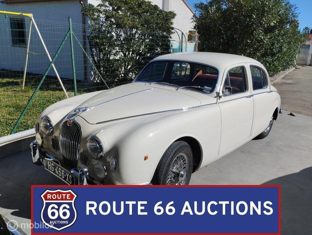 Jaguar Mark 1 3.4 Litre | 1959 | Route 66 Auctions, Overige carrosserieën, Zwart, Bedrijf, Handgeschakeld