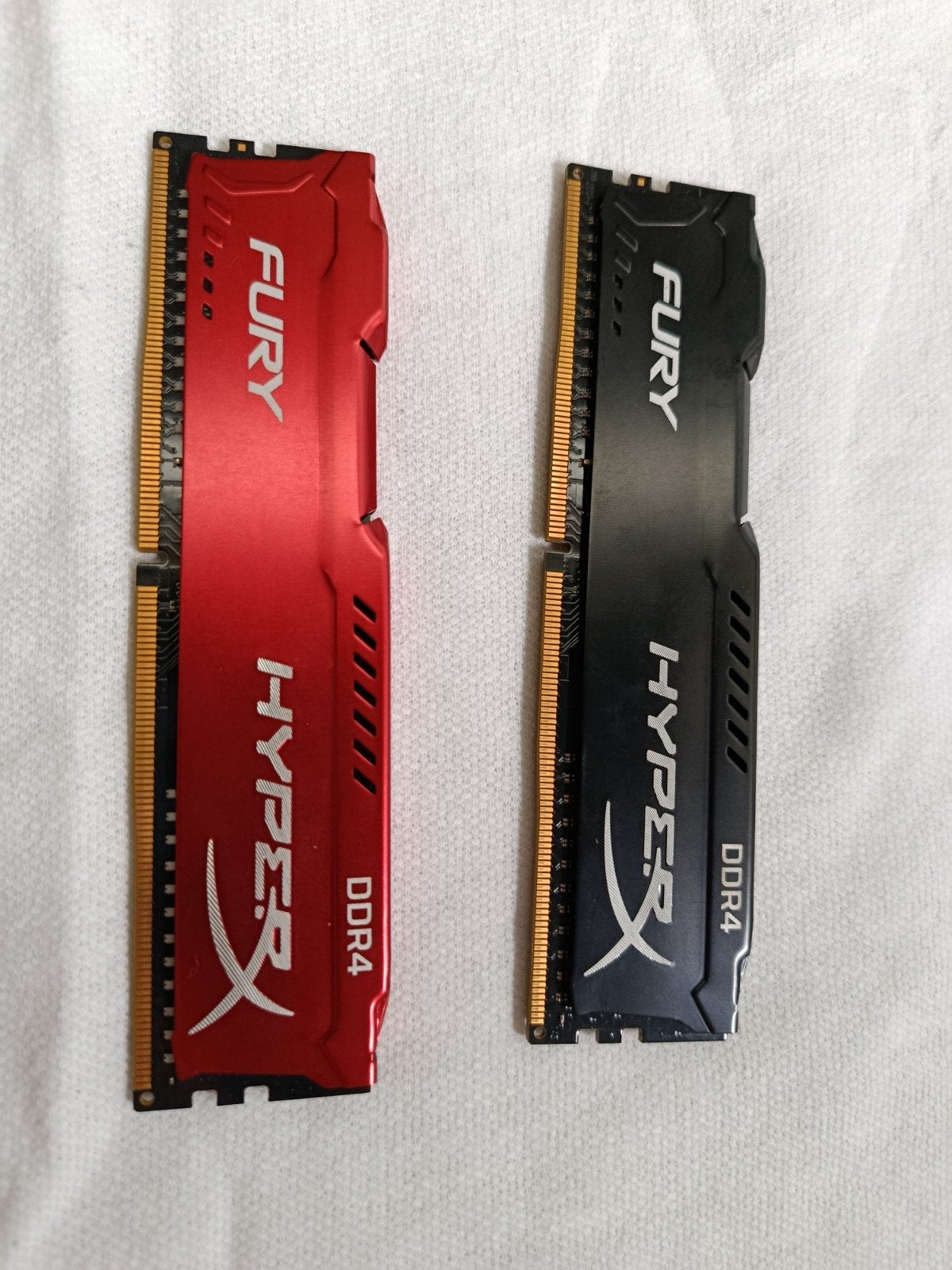 HyperX Fury 16GB (2x8GB) DDR4, Computers en Software, RAM geheugen, 2400mhz, DDR4, Ophalen of Verzenden, Zo goed als nieuw