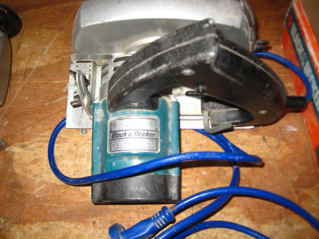 elctrische afkort zaag, Ophalen, Gebruikt, Black & Decker, Afkortzaag