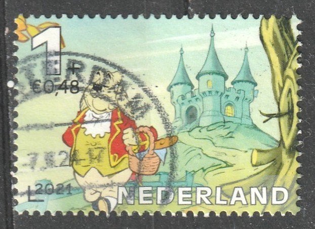 nvph 3975 c Kinderzegel 2021, Ophalen of Verzenden, Na 1940, Gestempeld