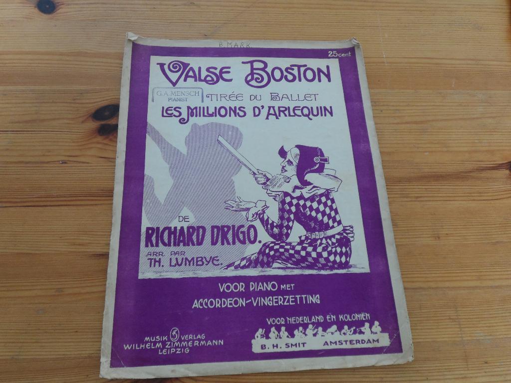 Valse boston - richard drigo, Gebruikt, Gitaar, Ophalen of Verzenden, Artiest of Componist
