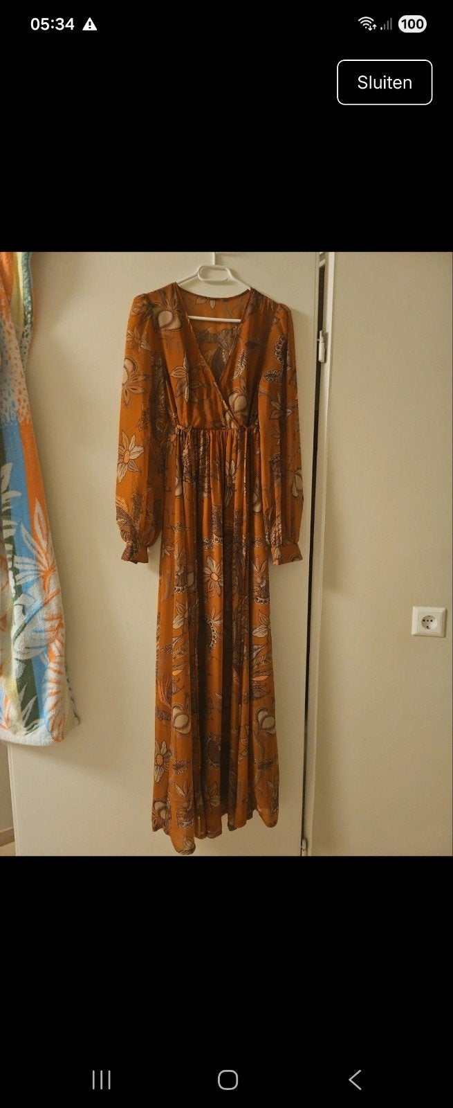 Jurk bohemian h&m xs, Ophalen of Verzenden, Zo goed als nieuw, Maat 34 (XS) of kleiner, Boven de knie