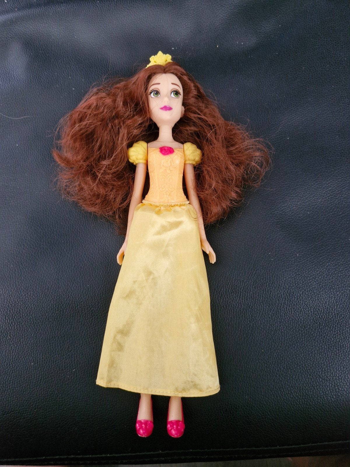 Disney Prinses Belle pop - Lang haar, gele jurk, Ophalen of Verzenden, Gebruikt, Overige typen
