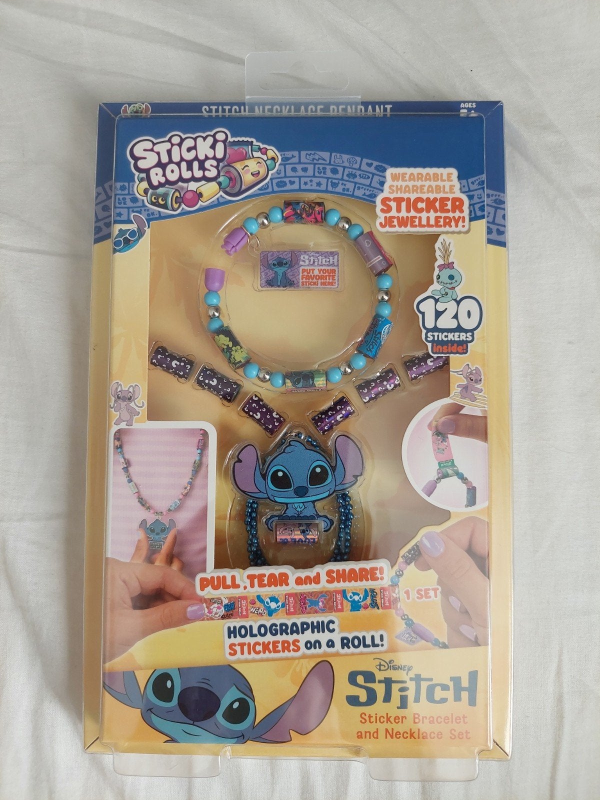 Nieuw! Stitch Sticki Rolls Sticker Armband & Ketting, Verzenden, Nieuw, Armband