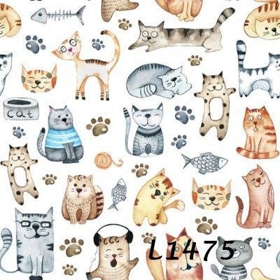 Servetten decoupage/bullet journal - Katten L1475, Verzenden, Nieuw