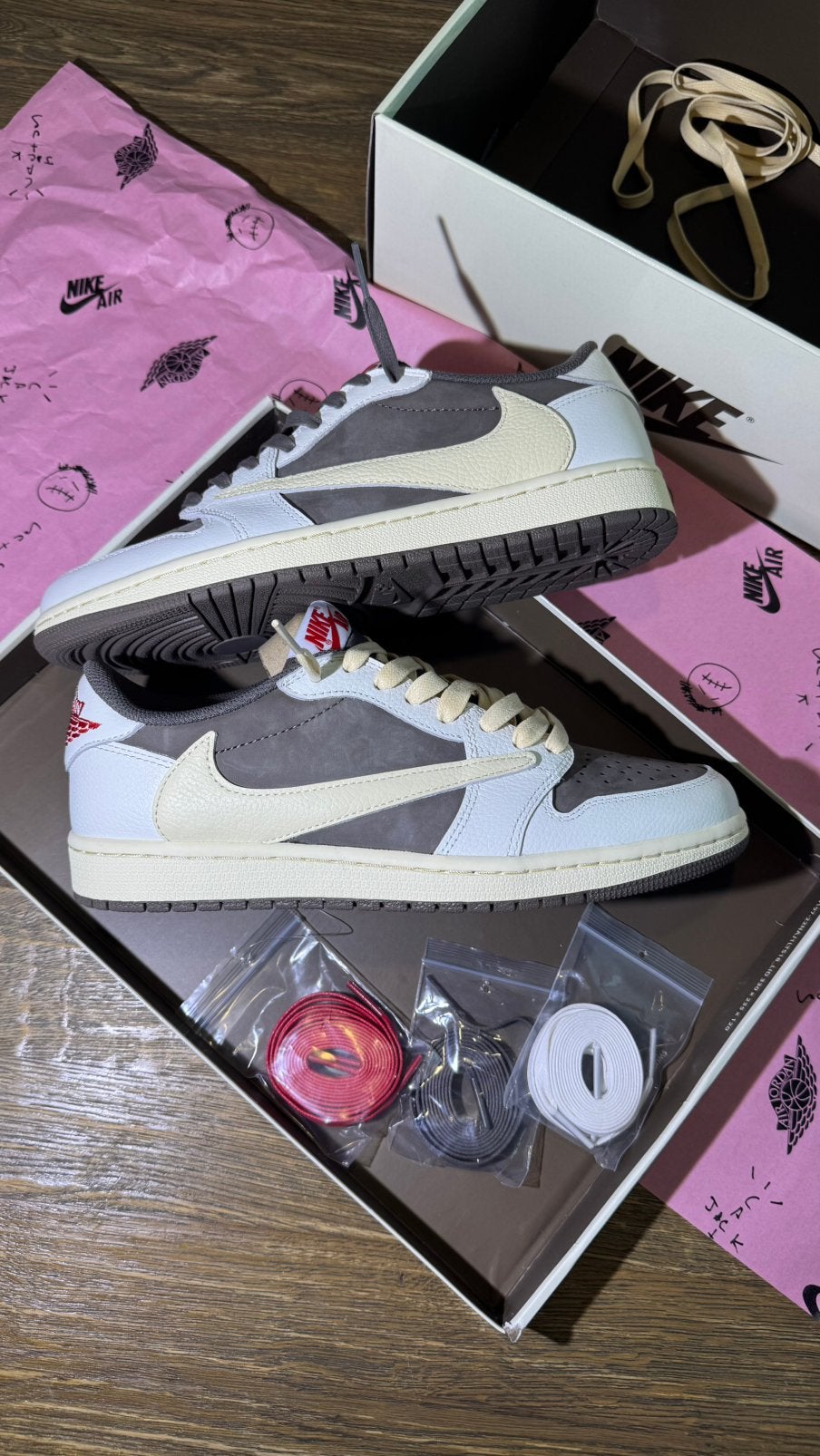 nike travis scott ALLE KLEUREN + MATEN heren/dames unisex, Ophalen of Verzenden, Nieuw, Overige kleuren, Sneakers of Gympen