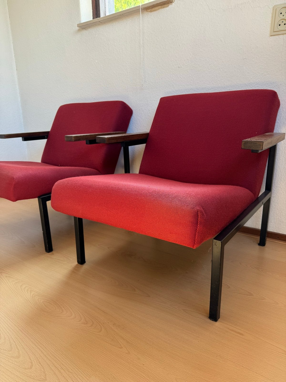 Set van 2 vintage fauteuils - Martij Visser, Ophalen, Gebruikt, Twee, Stof
