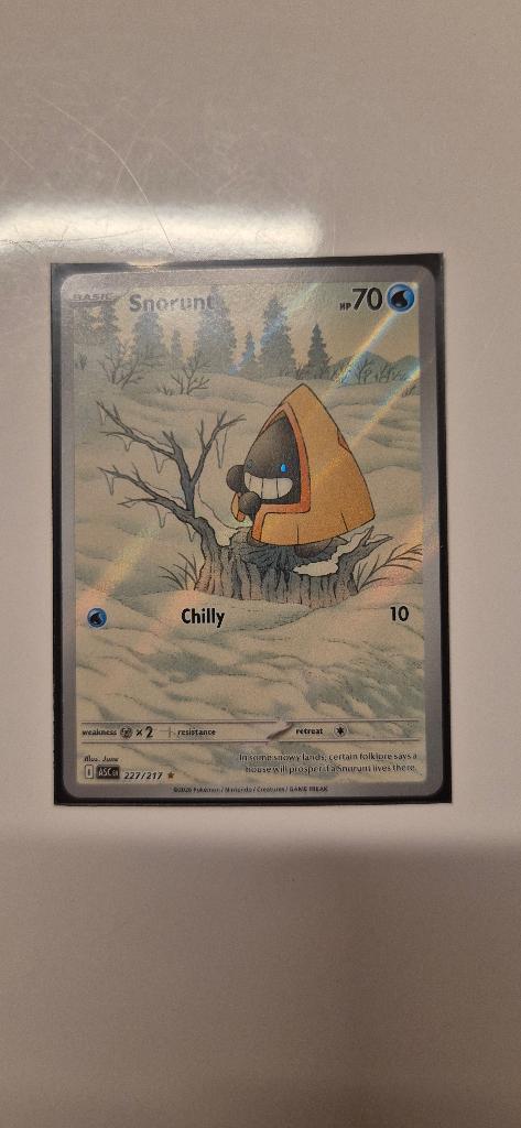 Snorunt 227/217, Ophalen, Nieuw, Losse kaart, Foil