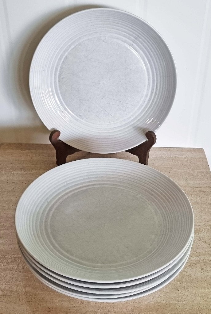 6 x Royal Doulton  Gordon Ramsay Maze Grey Bord Plat - Ø28cm, Ophalen of Verzenden