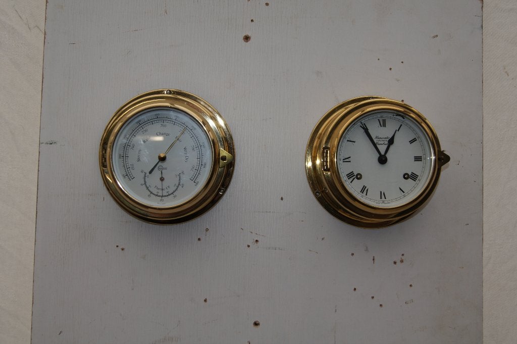 Scheepsklok ( Glazen van de scheepswacht / Barometer, Ophalen of Verzenden
