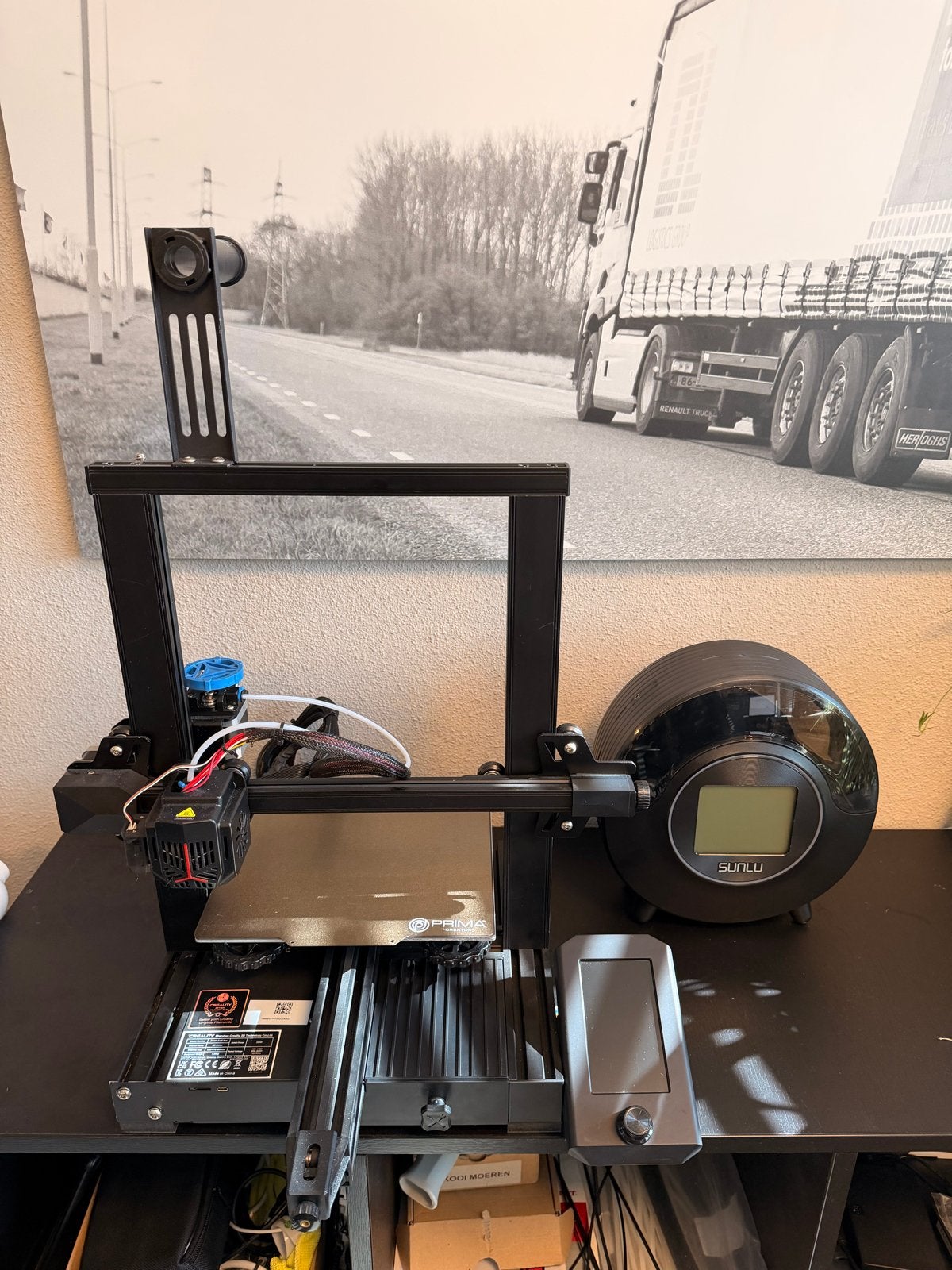 Creality Ender 3 V2 Neo met Sunlu V2 Filament Droger, Ophalen of Verzenden, Zo goed als nieuw, Filament