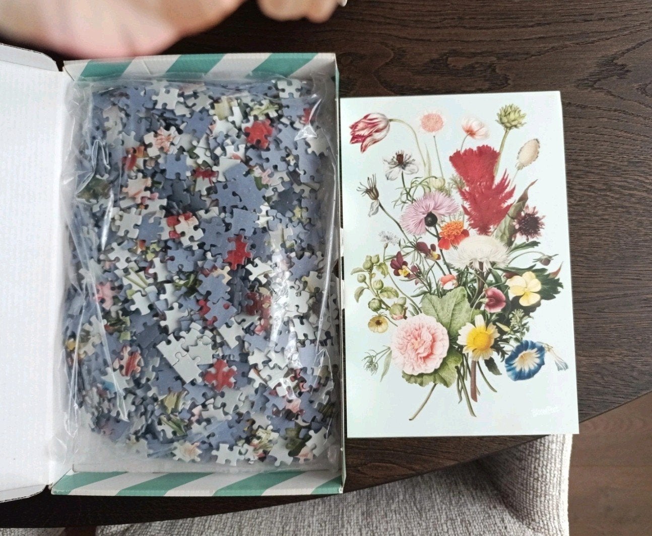 Bloompost legpuzzel bloemen, Ophalen of Verzenden, Nieuw, Legpuzzel