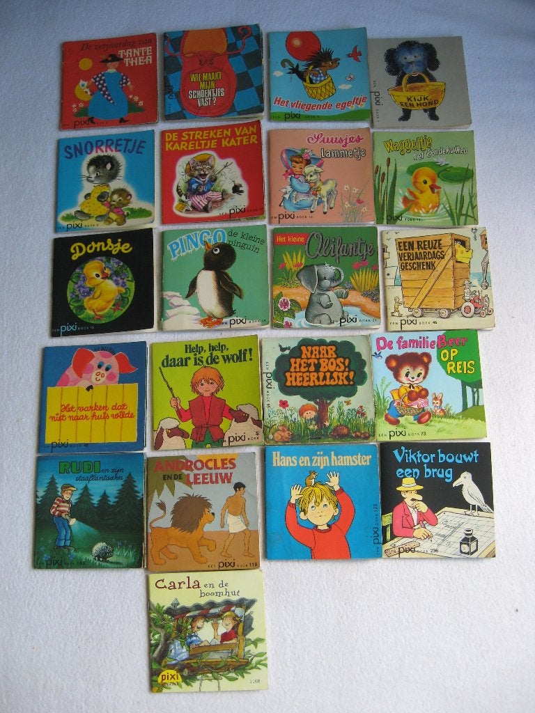 Veel (pakweg 80) PIXI boekjes, ook een enkele 1e druk, Boeken, Kinderboeken | Kleuters, Gelezen, Fictie algemeen, Diverse auteurs