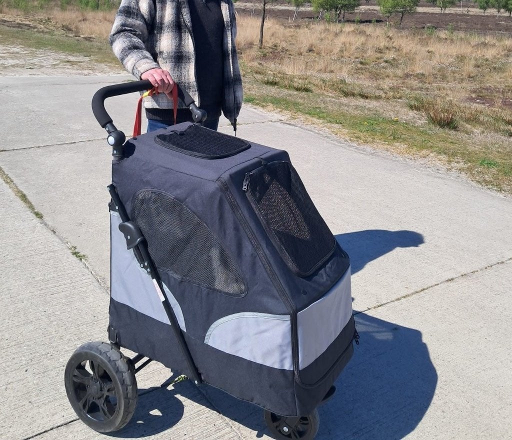 HiPet Hondenbuggy / wandelwagen Flash – ZGAN, Ophalen, Zo goed als nieuw, Hondenbuggy