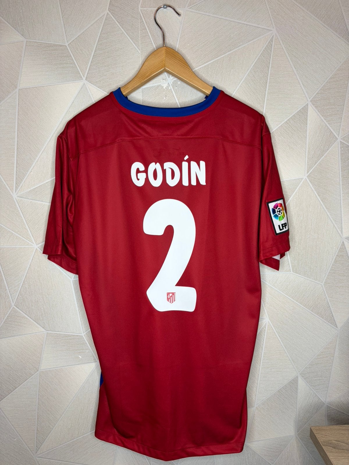 Atletico Madrid Thuis 2015/2016 Godin, Shirt, ., Maat L, Ophalen of Verzenden
