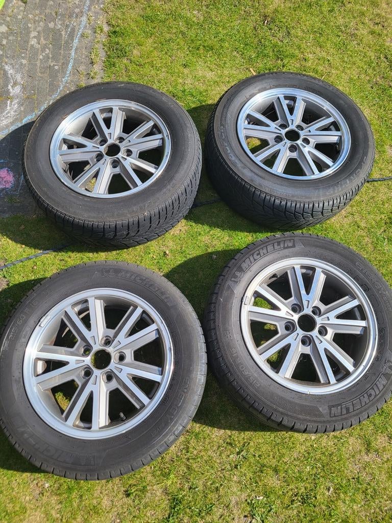 Banden met velgen Michelin en Cooper, Auto-onderdelen, Banden en Velgen, Ophalen, 16 inch, Banden en Velgen, All Season