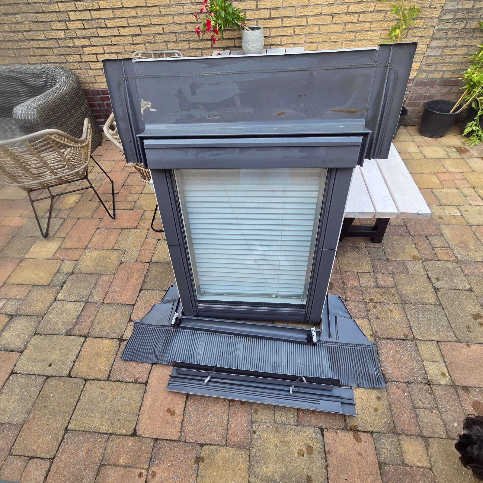 Velux GGL MK04 Dakraam metgootstukken, Ophalen, Gebruikt, Minder dan 80 cm, Overige typen