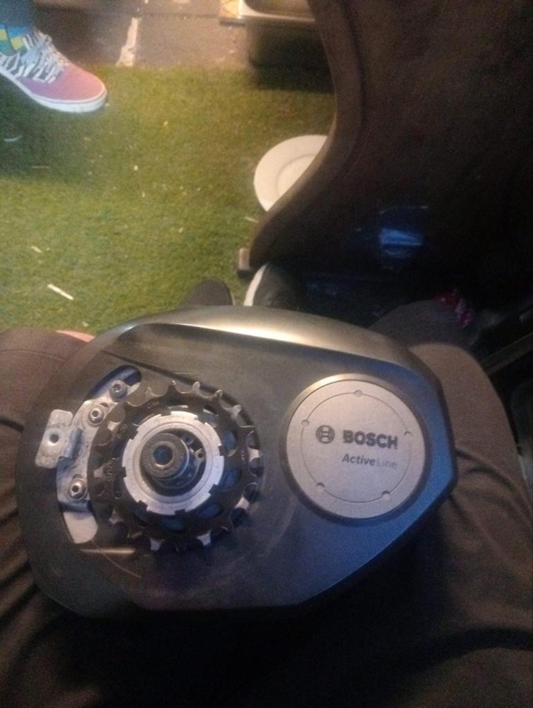Bosch Active Line middenmotor - Goede staat, Fietsen en Brommers, Fietsonderdelen, Elektrische fiets, Gebruikt, Ophalen of Verzenden