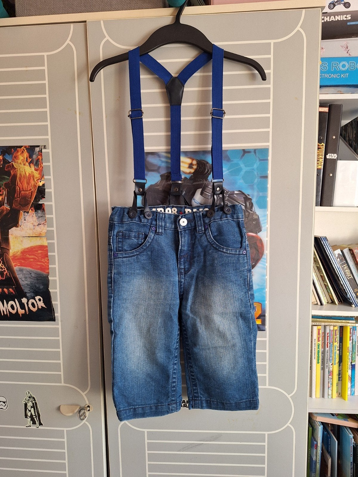 Korte broek met jartels mt 128, Broek, No Compromise, Ophalen of Verzenden, Zo goed als nieuw