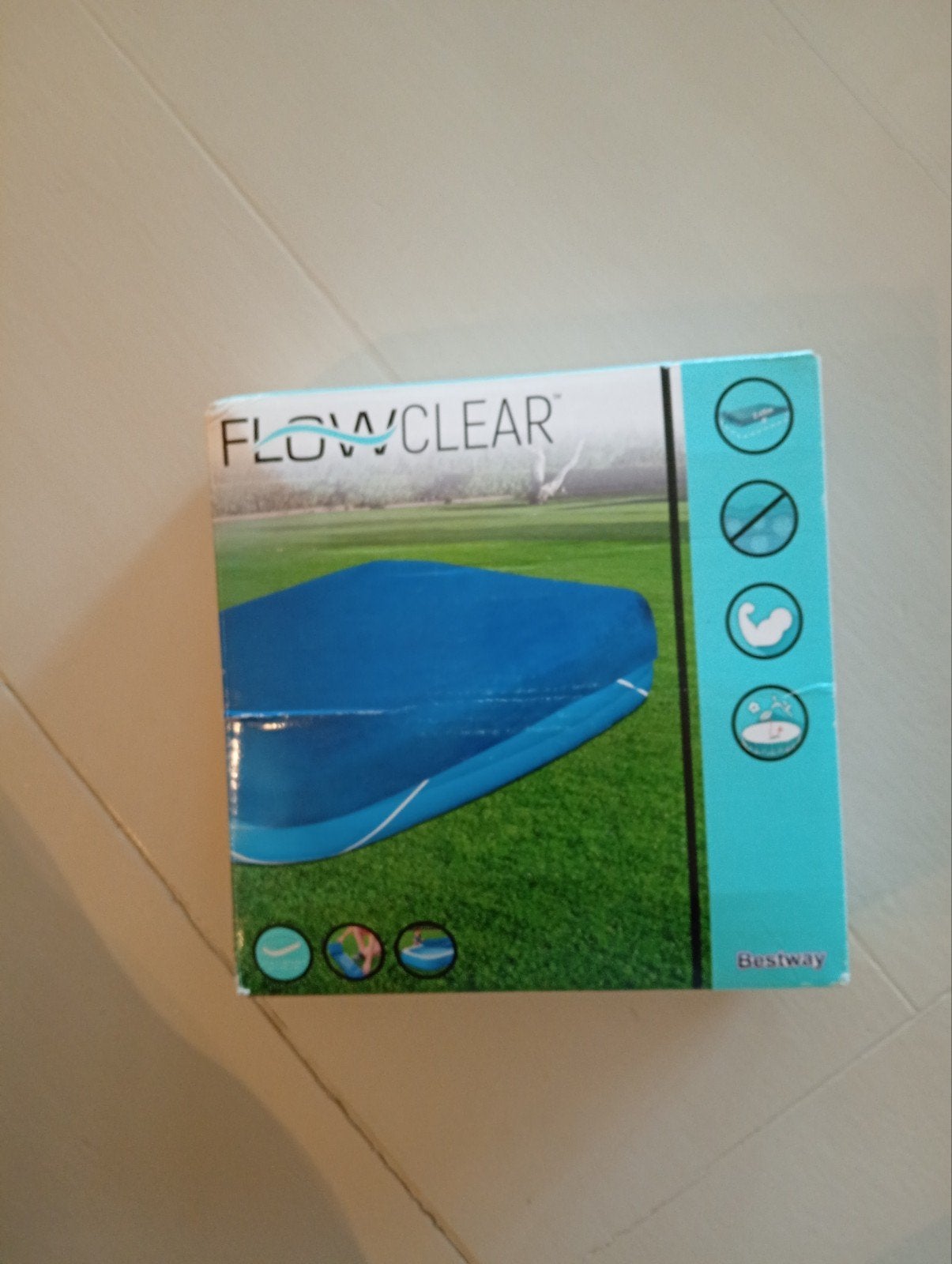 NIEUW Afdekzeil zwembad 2.45m X 1.55m, Tuin en Terras, Ophalen of Verzenden, Nieuw, Afdekzeil