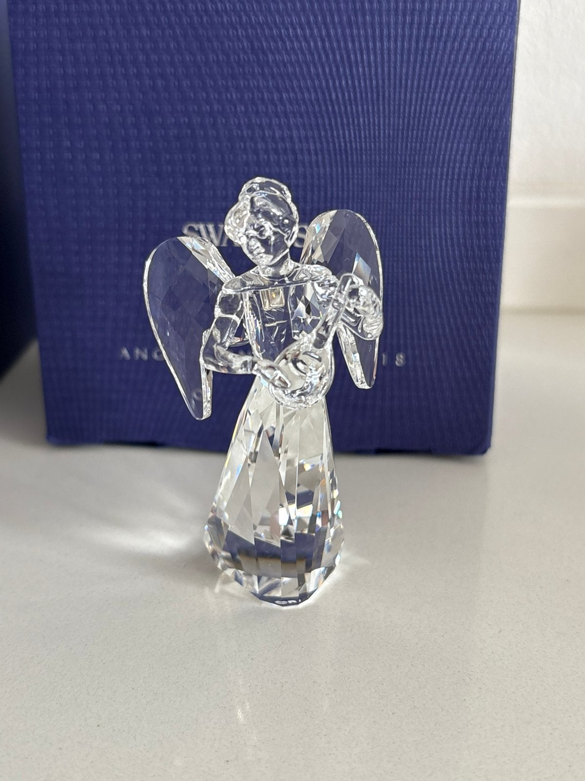 Swarovski engel ornament 2018, Verzamelen, Swarovski, Ophalen of Verzenden, Zo goed als nieuw, Figuurtje