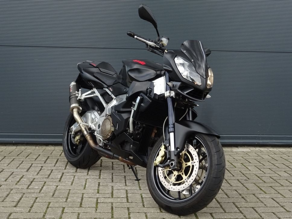 APRILIA TUONO 1000R 2026 Zwart Mivv dempers ZGAN, 2 cilinders, Motorrijbewijs A, Bedrijf, Onbekend