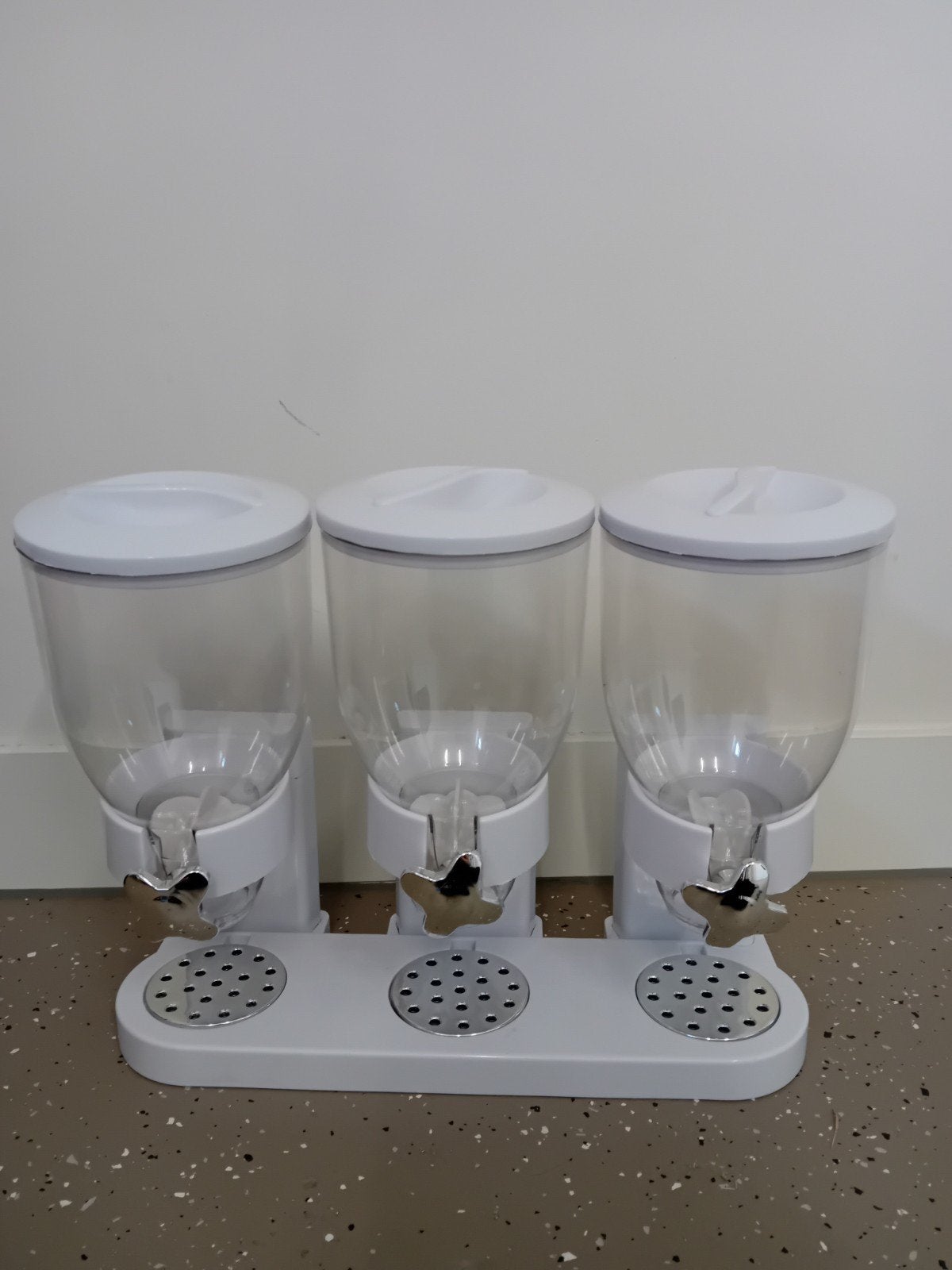 Cereal Dispenser - Drievoudige Graan Dispenser, Ophalen, Overige typen, Kunststof, Zo goed als nieuw