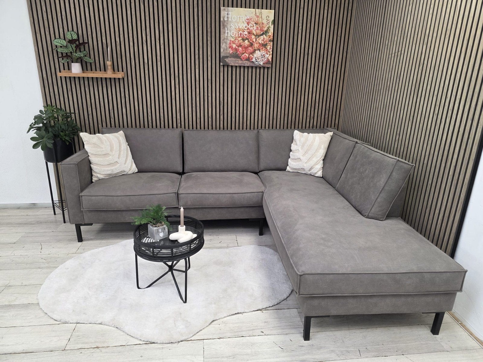 ‼️luxe PROFIJT hoekbank gereinigd‼️, Huis en Inrichting, Ophalen, Hoekbank, Zo goed als nieuw, 150 cm of meer