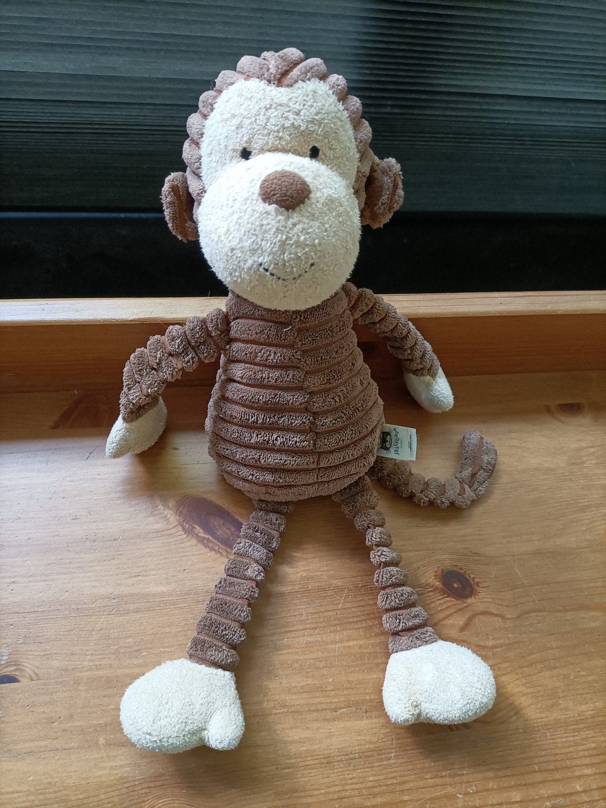 Jellycat aap knuffel, Ophalen of Verzenden, Zo goed als nieuw, Overige typen