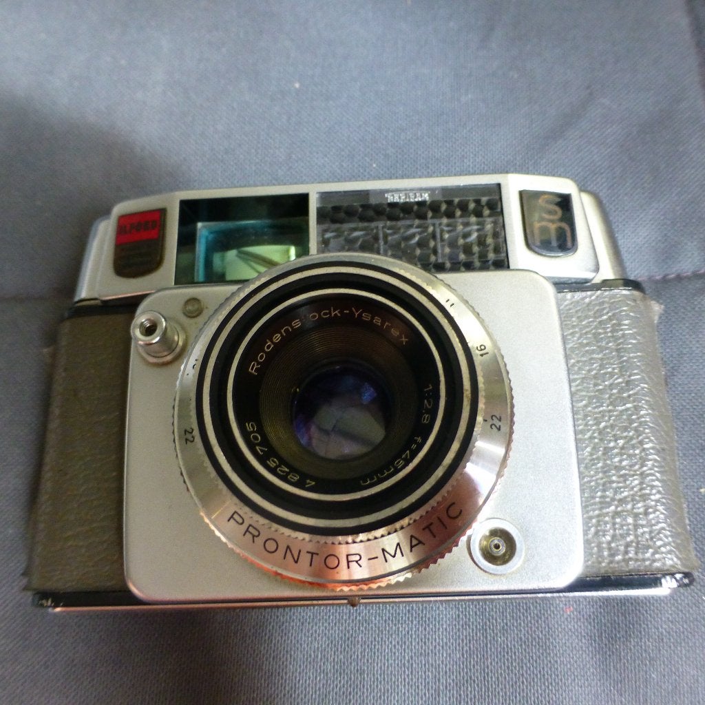 Ilford-Rodenstock camera met Ysarex lens, Ophalen of Verzenden, Gebruikt, Spiegelreflex, Overige Merken