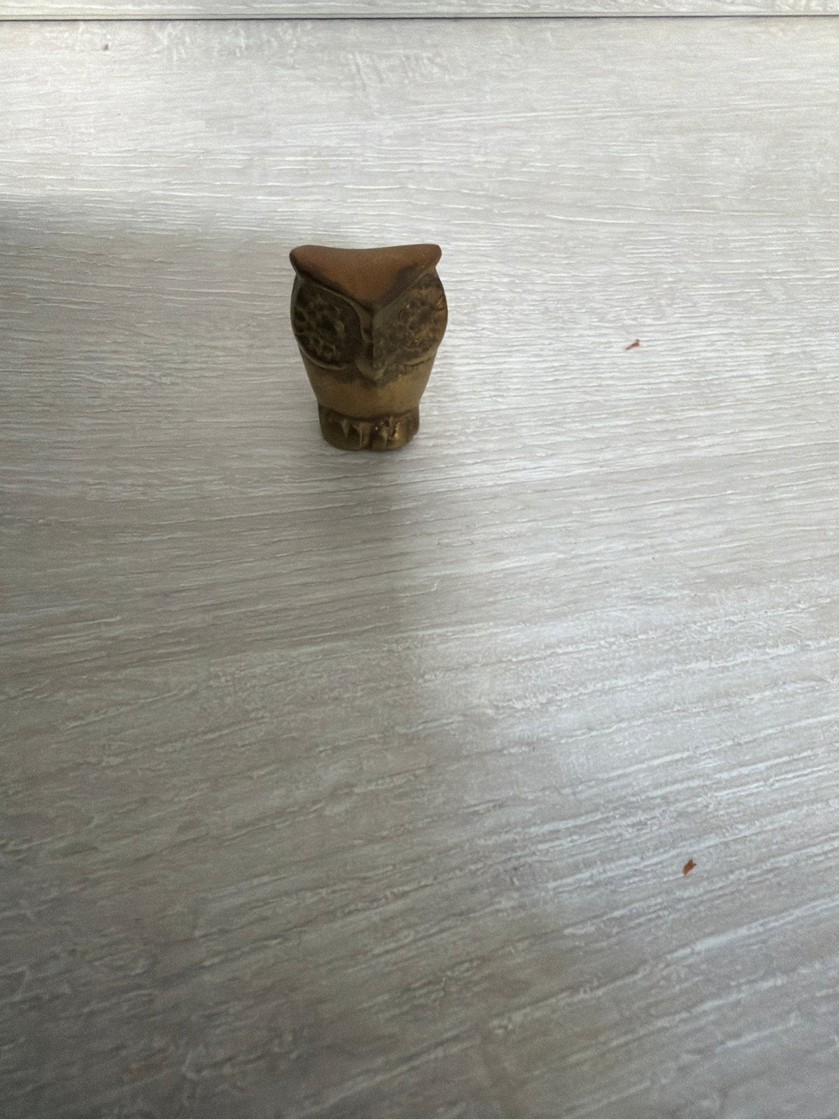 Kleine uil decoratiebeeldje, Ophalen of Verzenden, Gebruikt