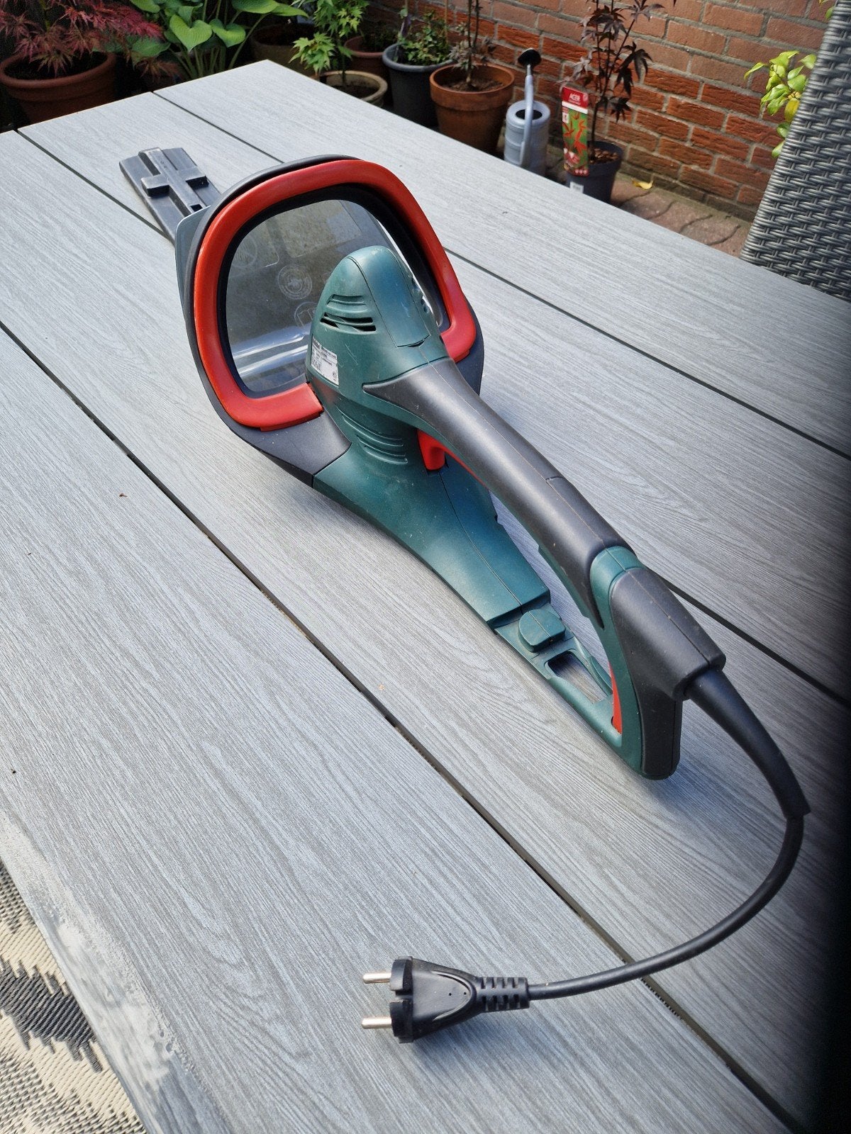 Metabo HS 8555 Heggenschaar - Elektrisch, Ophalen, Gebruikt, Elektrisch, Metabo