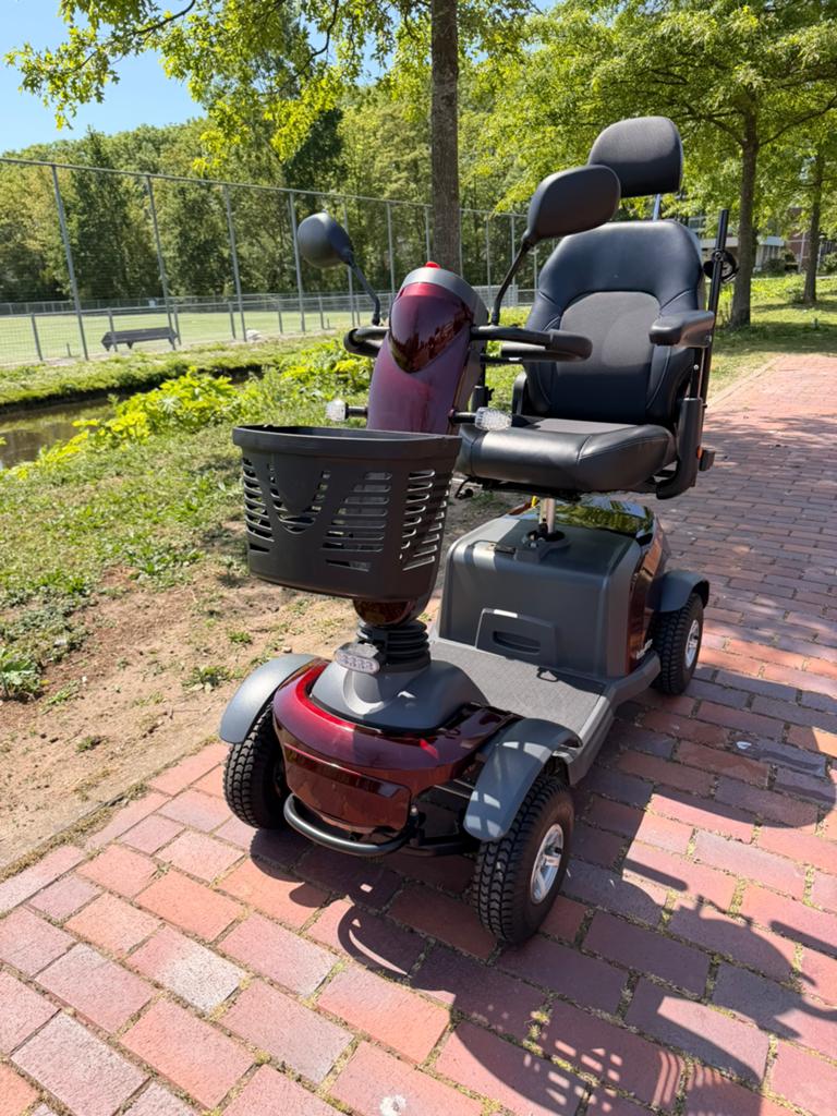 Zgan Scootmobiel Galaxy Cityflyer 4, Ophalen, Excel, Zo goed als nieuw, 36 t/m 45 km